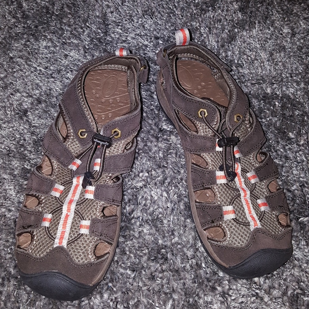 Lands End Mens All Weather Closed Toe Sandals